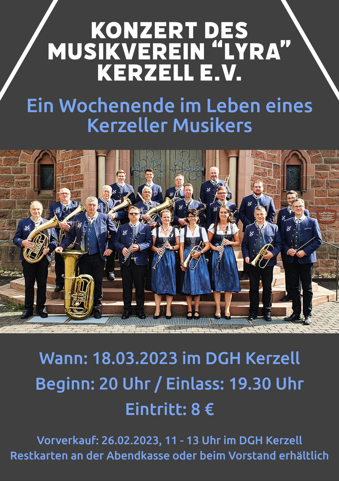 19.03.23 Konzert Musikverein Lyra Kerzell