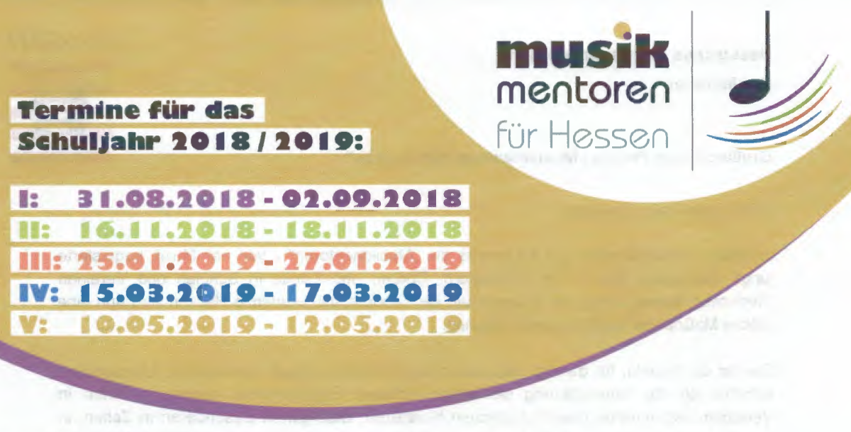 Musikmentoren 2018 - 2019