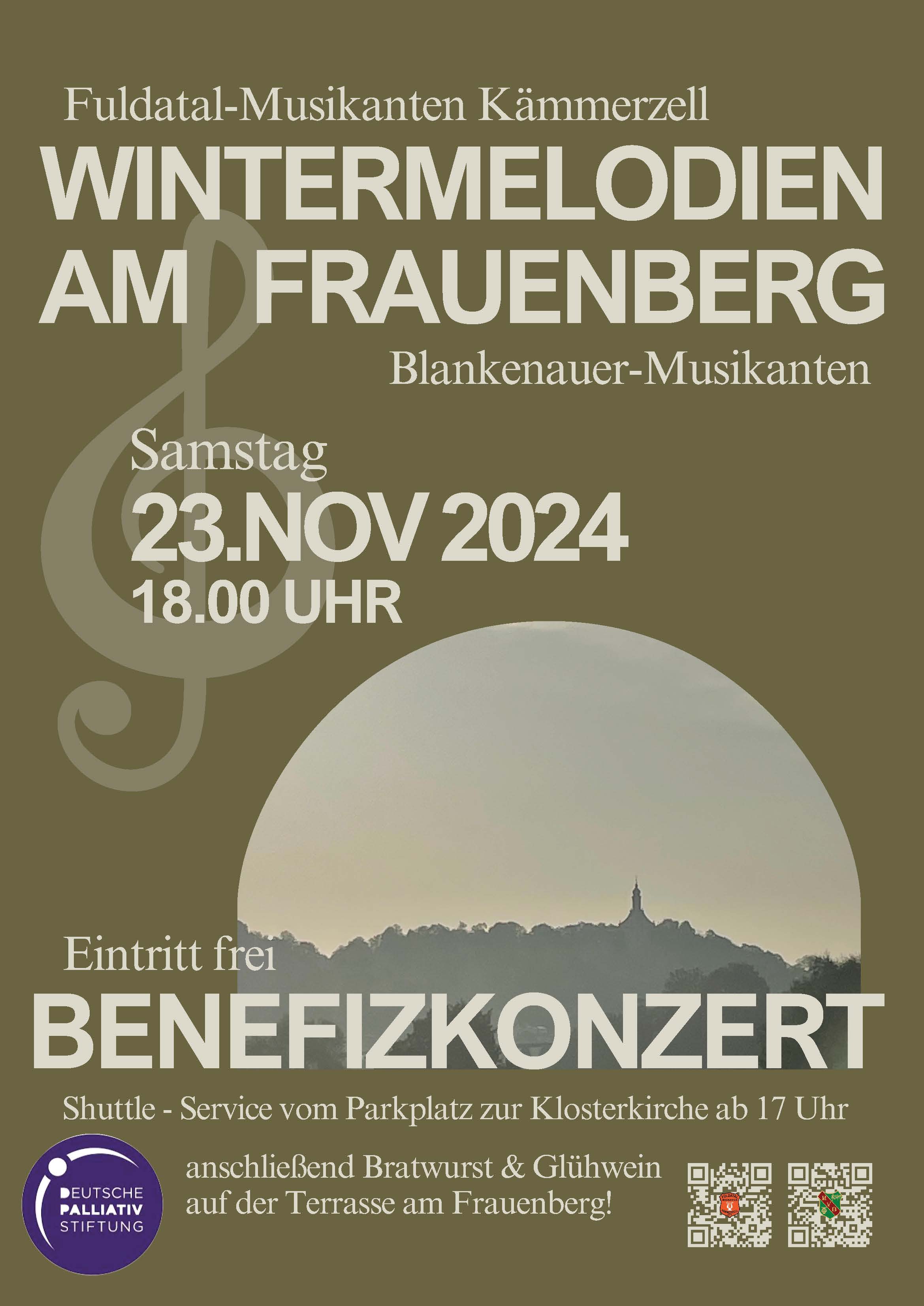 Benefizkonzert Wintermelodien am Frauenberg 2024